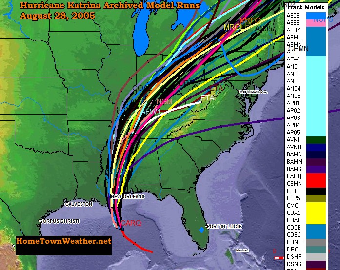 Katrina Model Runs