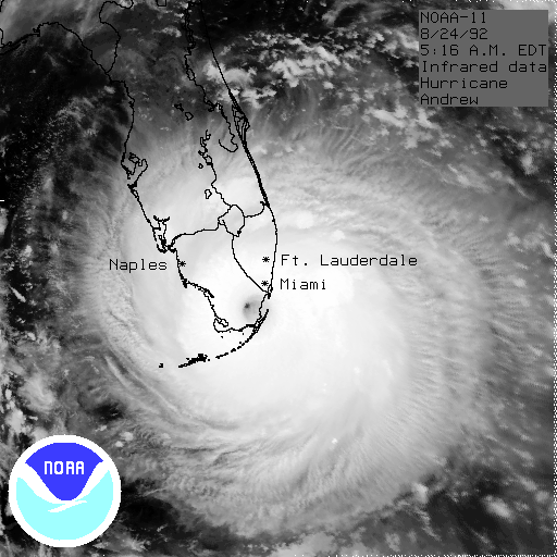 Hurricane Andrew Satellite