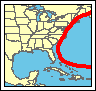 Click for a larger map of the Floyd 1999 Hurricane